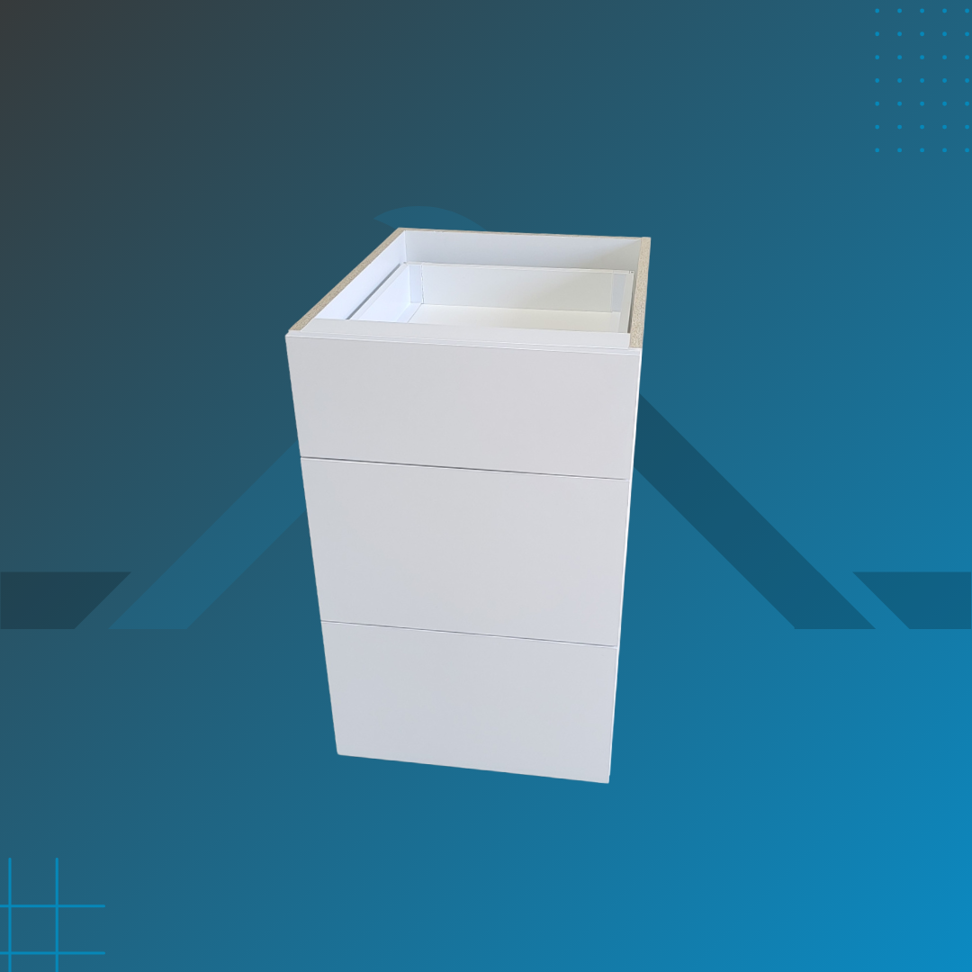 3 Drawer Cabinet - Gold Coast Assembled Cabinets