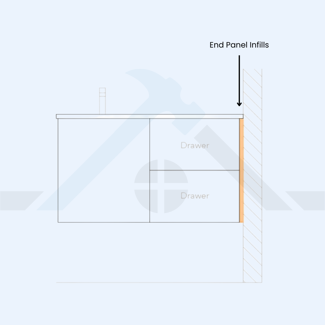 Sketch End Panel Infills - Gold Coast Assembled Cabinets